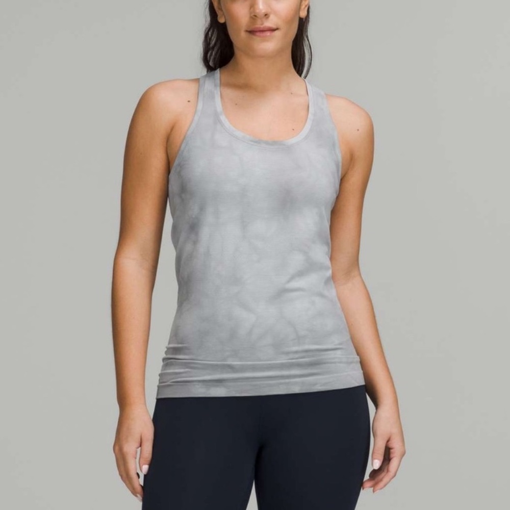 Lululemon Athletica Gray Racer Back Tank Top